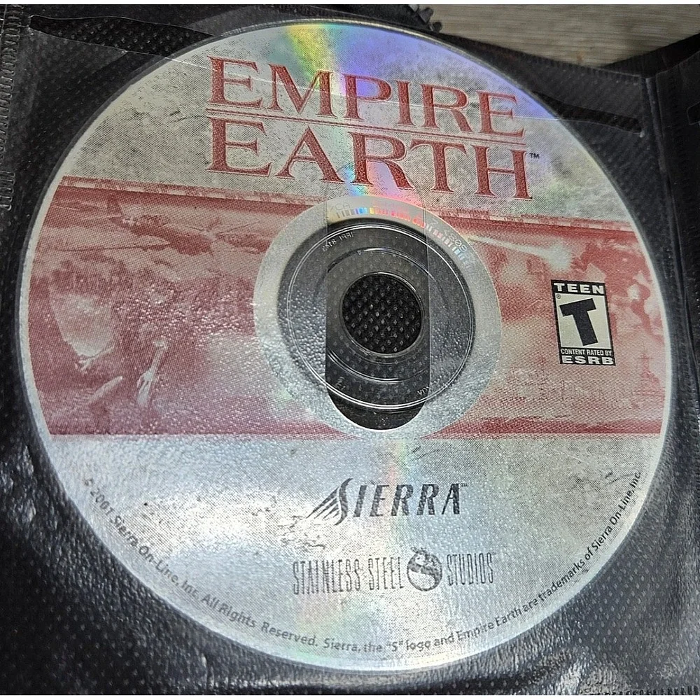 Empire Earth I II Art of Supremacy PC 4 Discs No Case Tested
